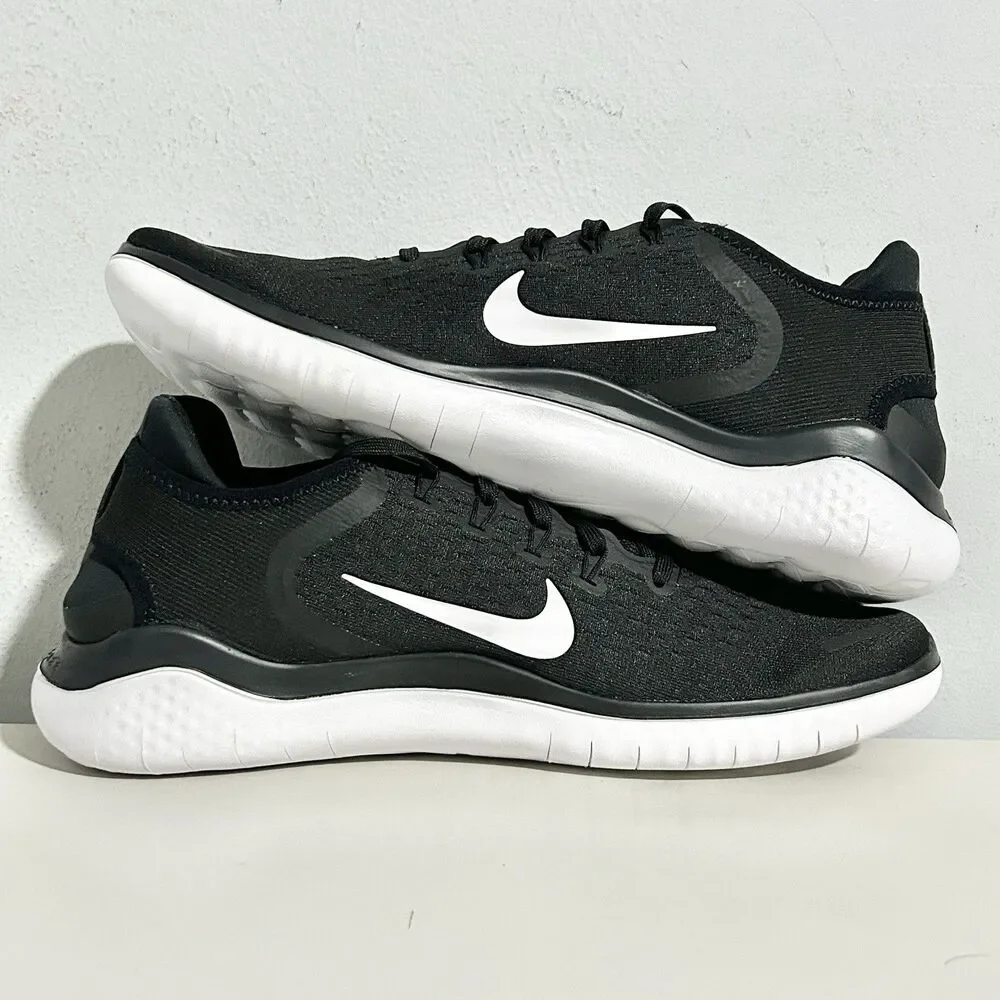 Nike Free RN 2018 “Black White” Men’s Size 10-11 Lifestyle Running Sneakers